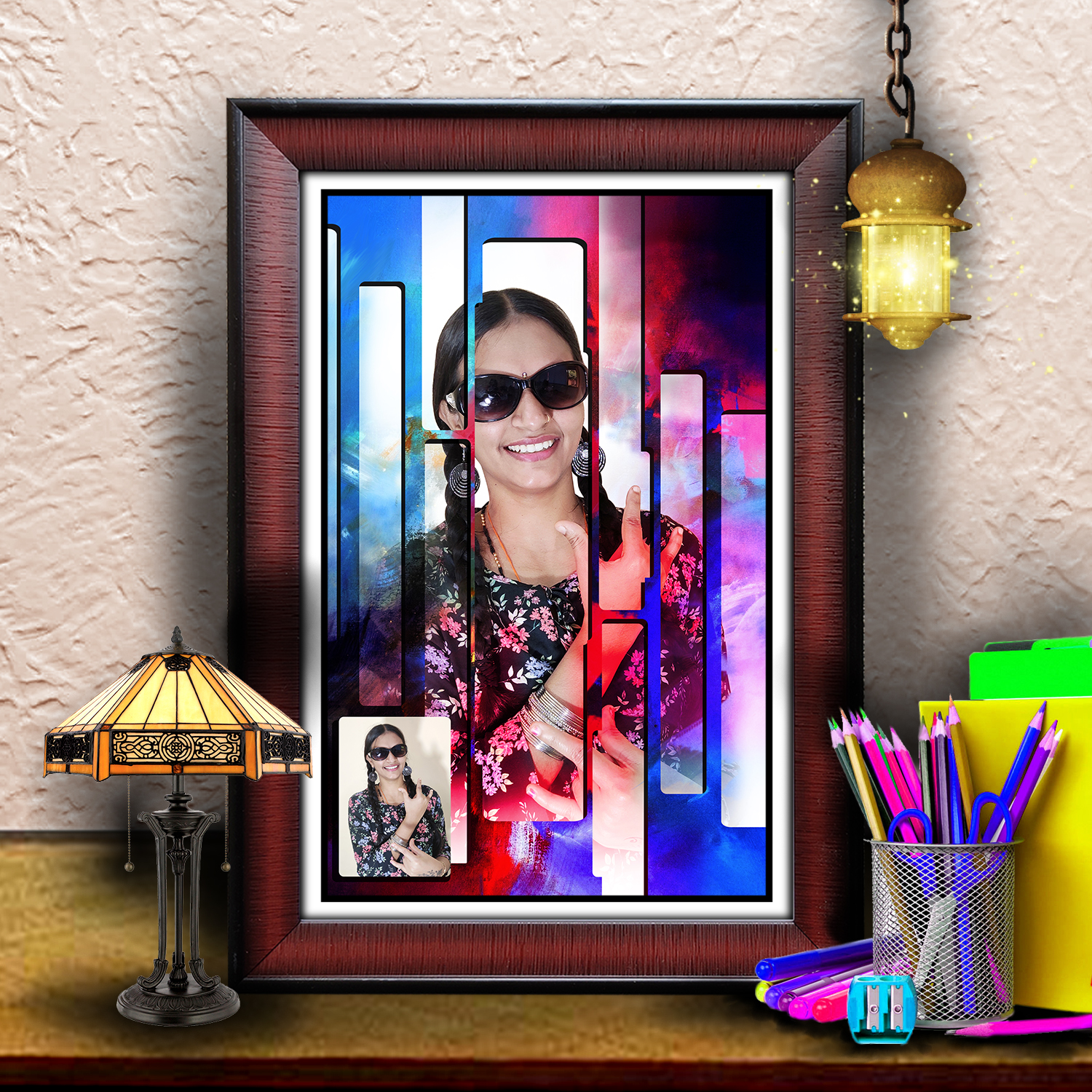 Digital Photo Frame With Artistic Effect 01
