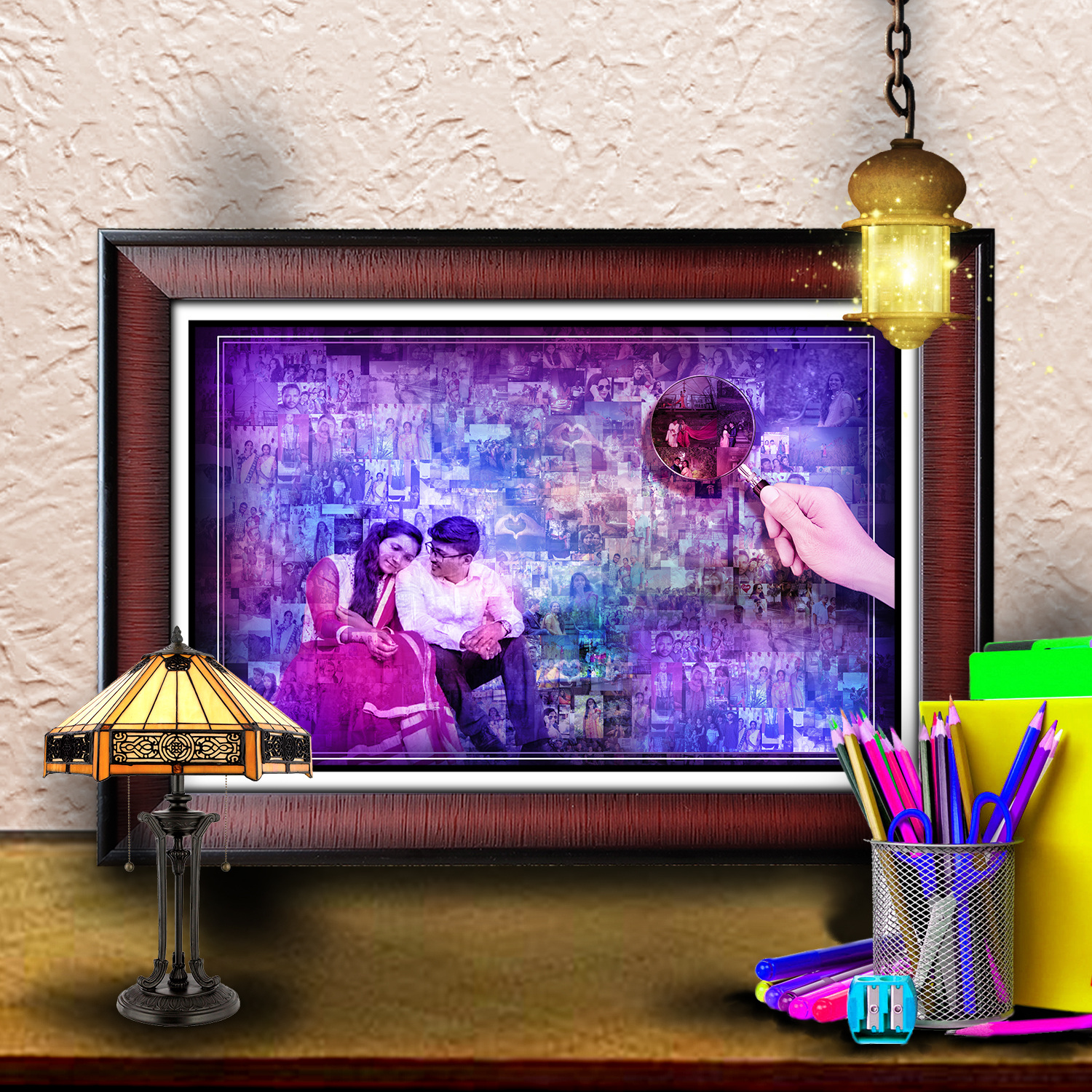 Mosaic Art Photo Frames 