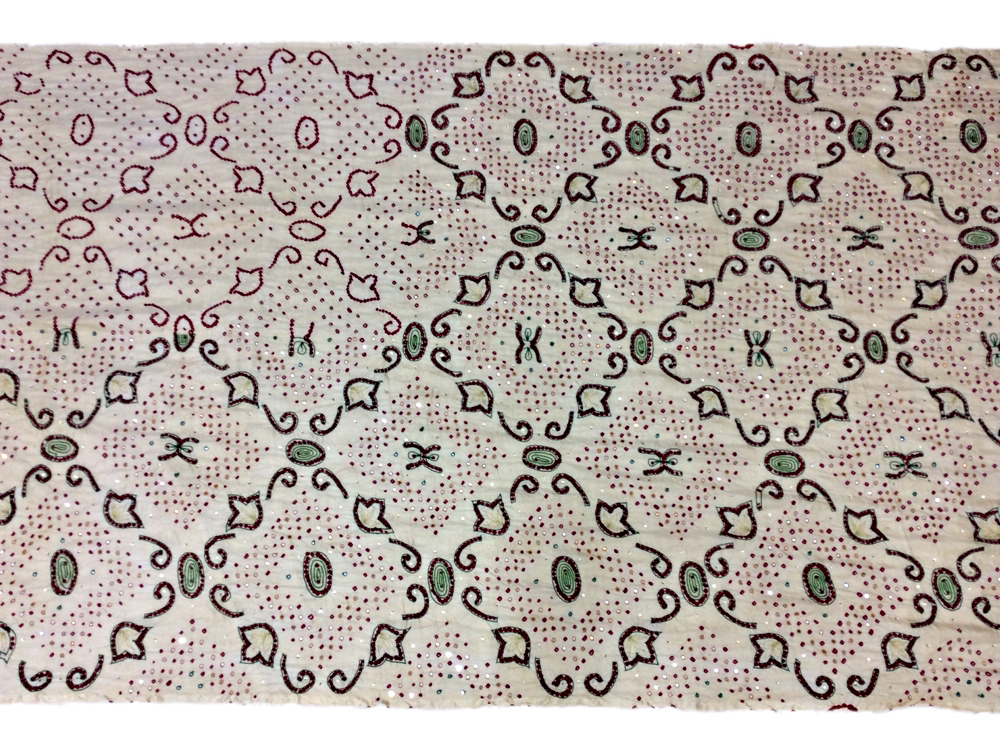 All Over Off White Color Fancy Design Gaji Silk Panetar Saree