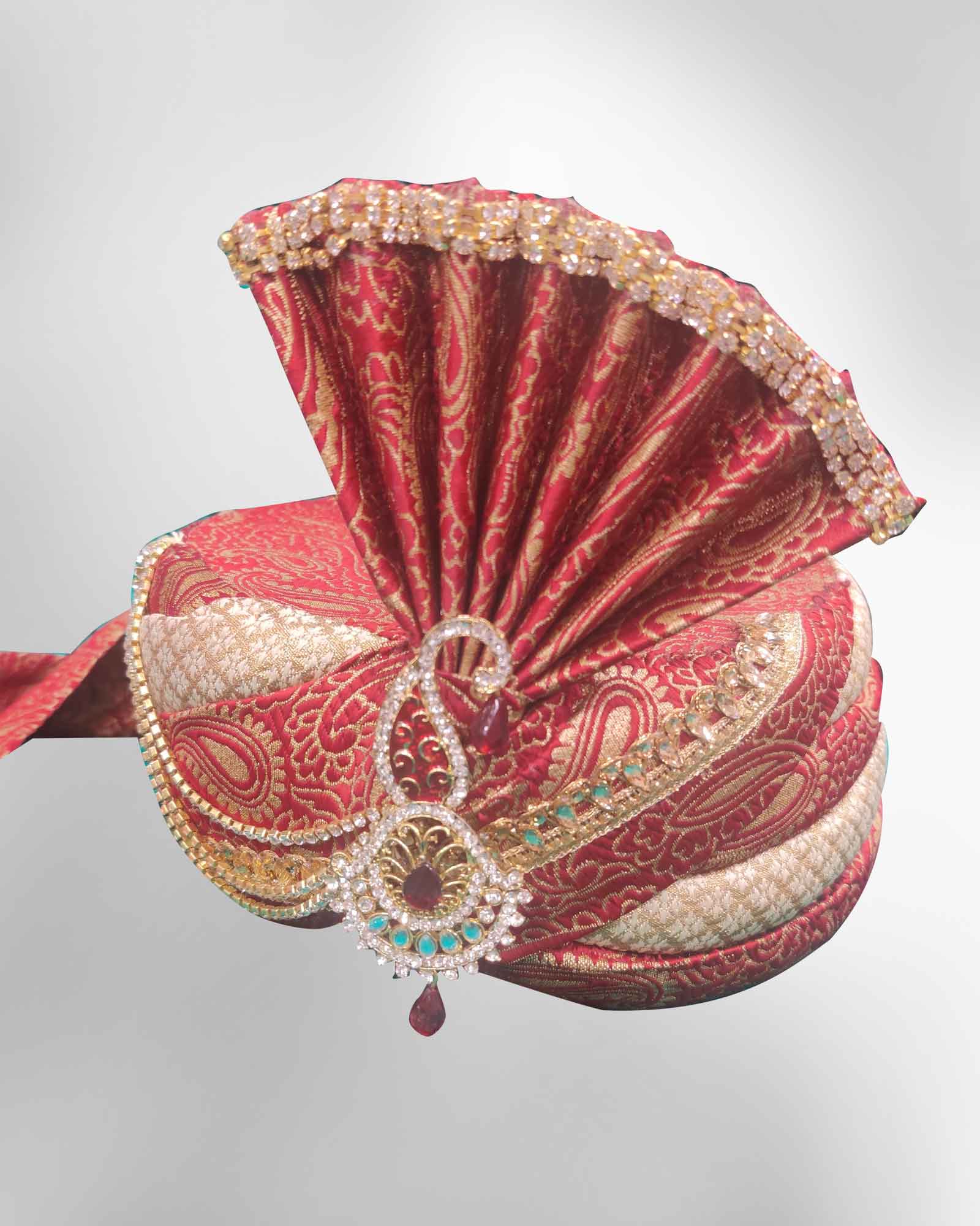 Red Cream Groom Safa 94