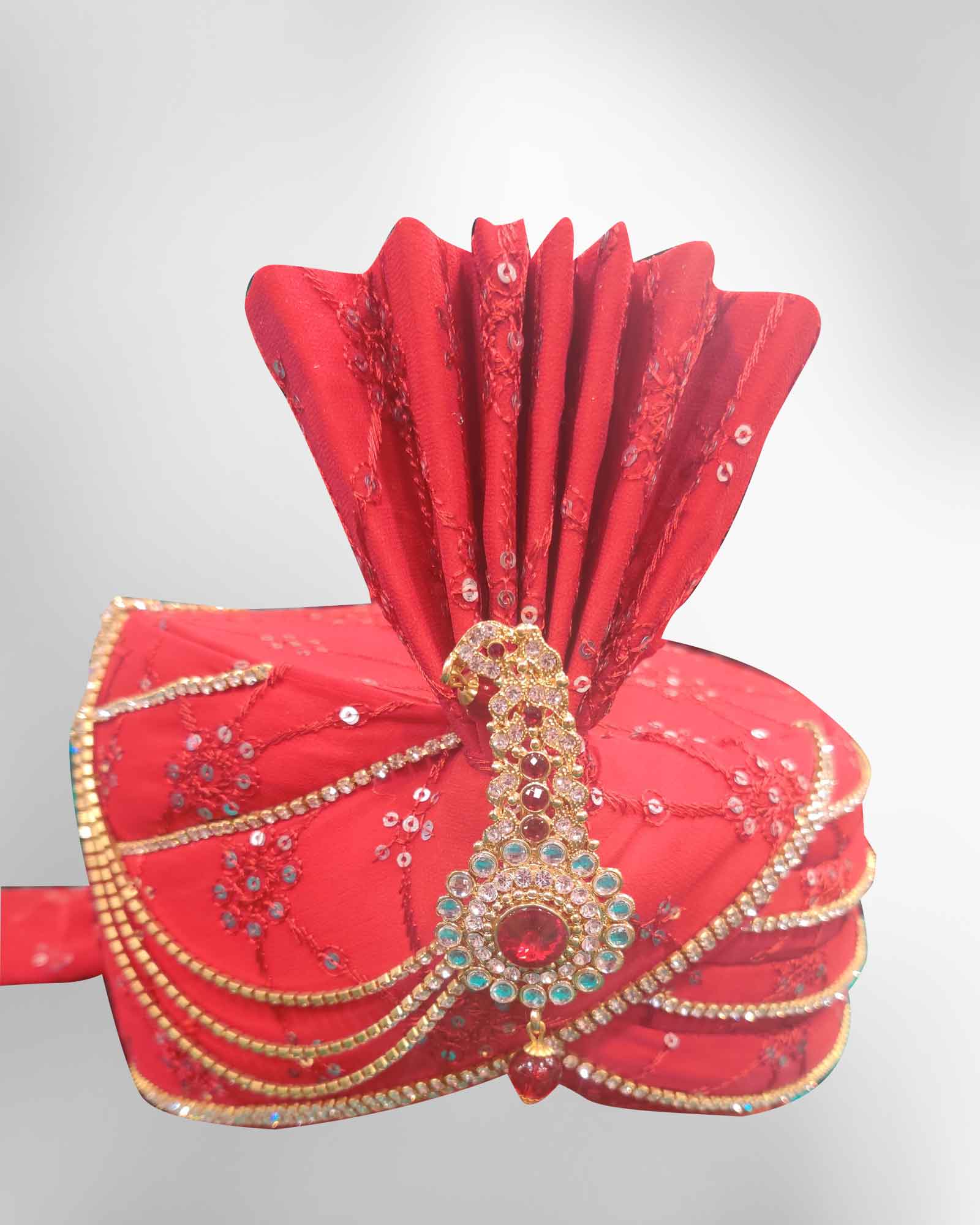 Rich Red Groom Safa 97547