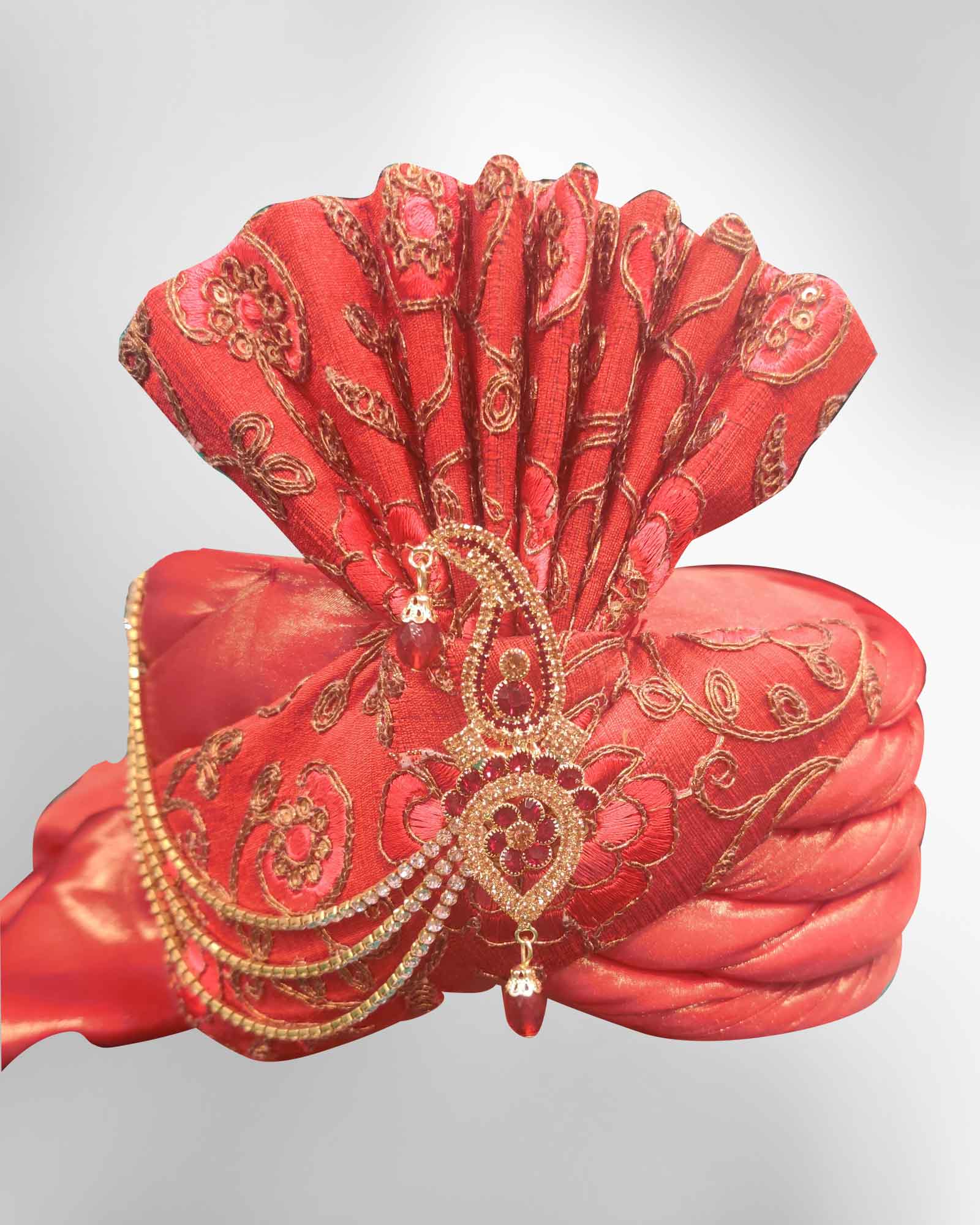 Royal Red Groom Safa 97527