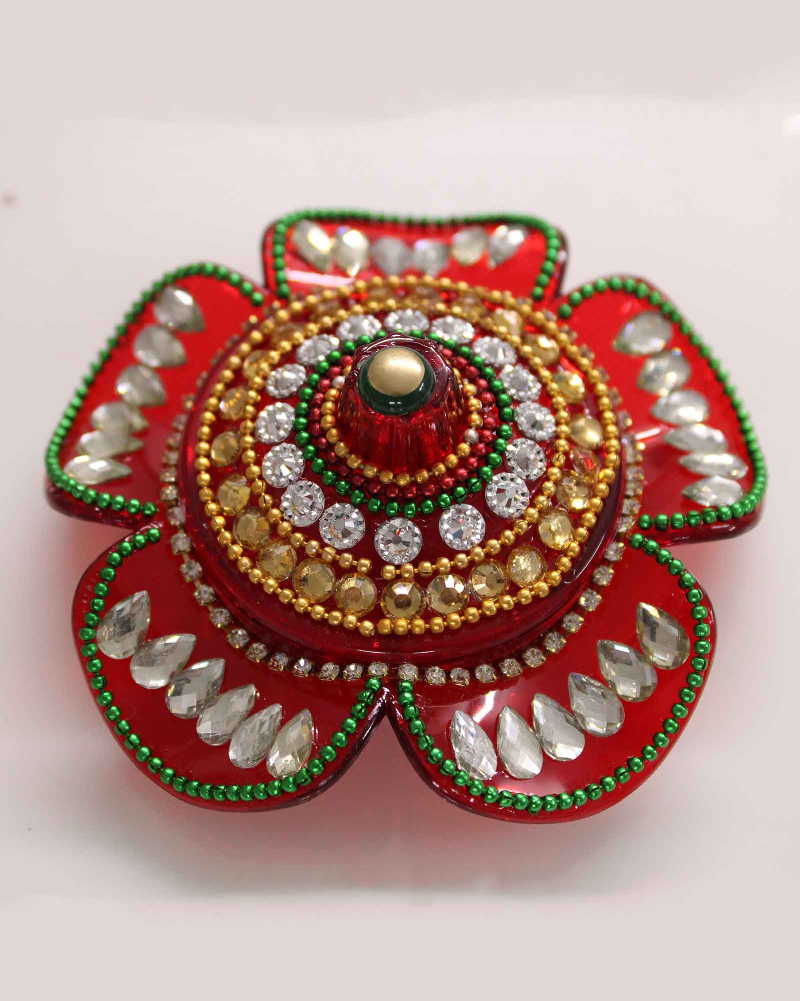 Lotus Shape Kum Kum Kankavati