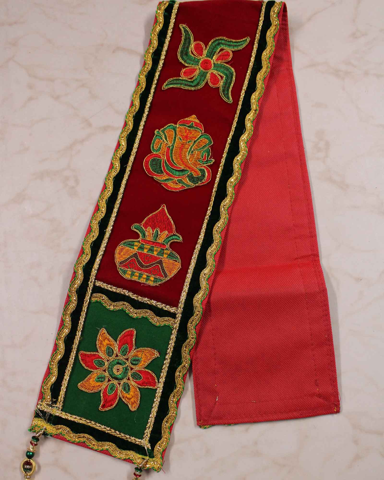 Red and Green Velvet Khesh