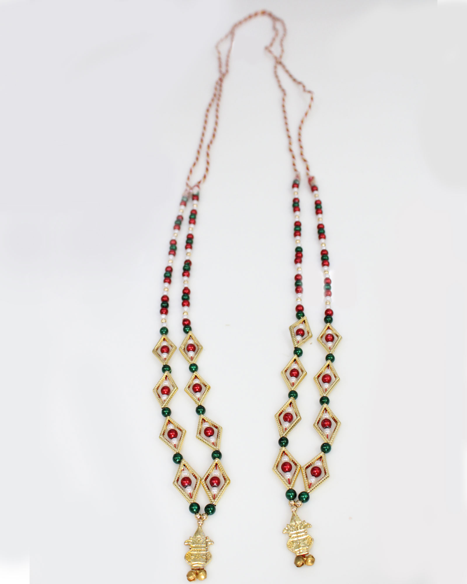 Multicolor Beaded and Stone Work Varmala