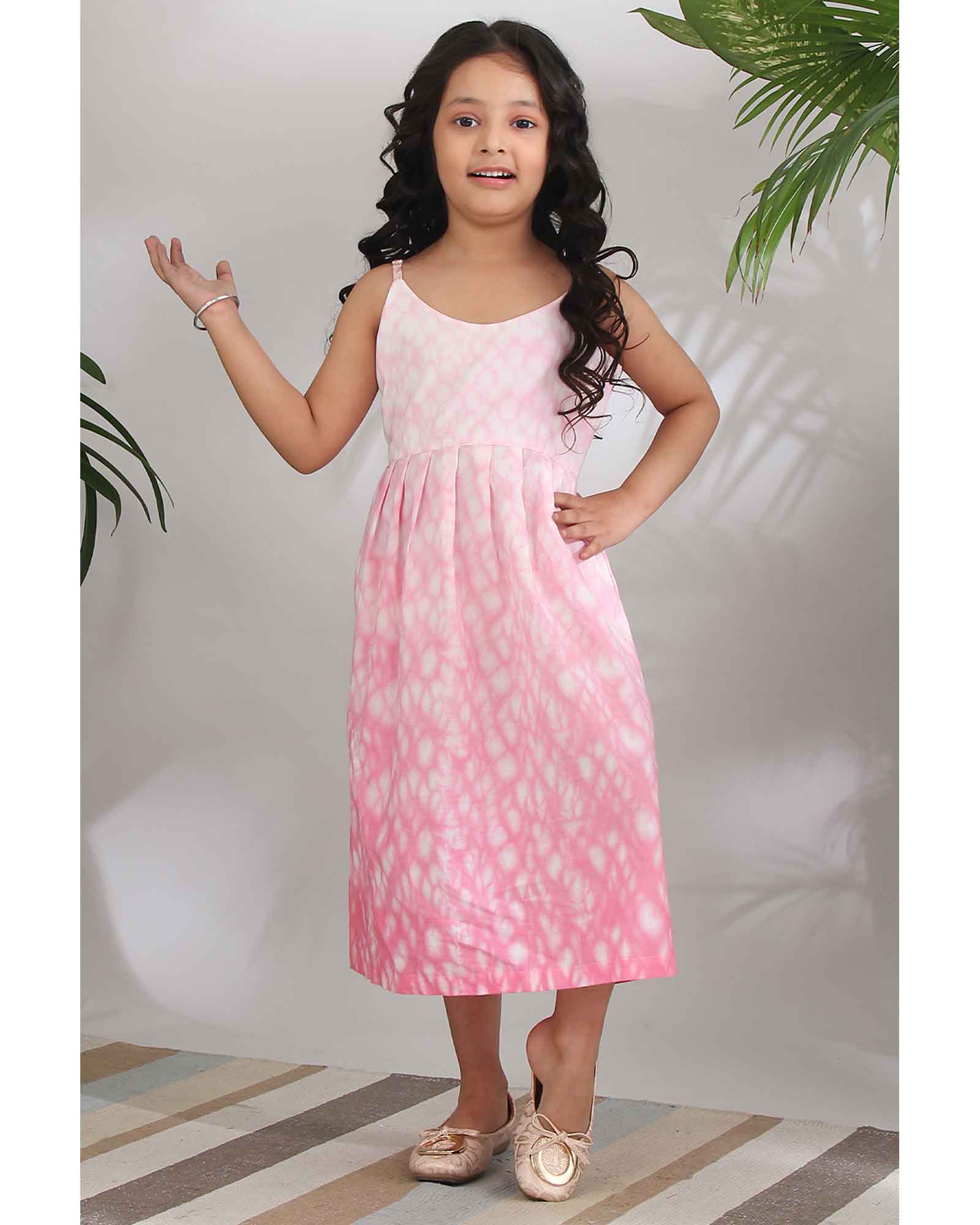 Pink Shibori Dress