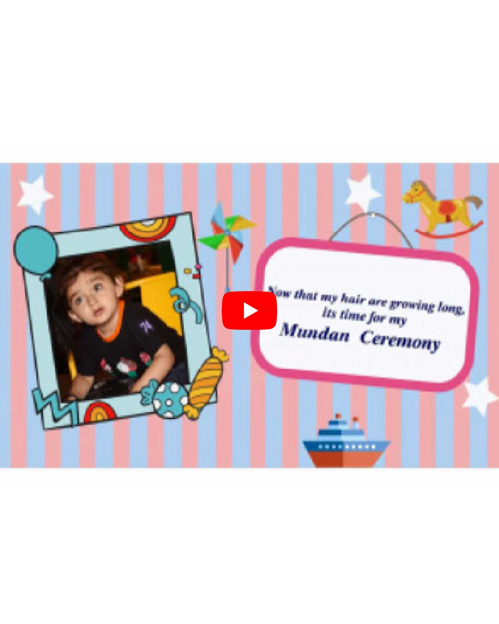 Horizontal Toys Theme Mundan Video  (Mundan 1)