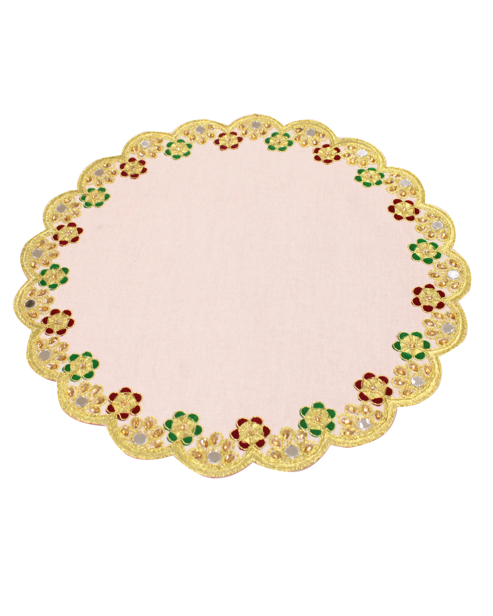 Round Embroidery Work Kanku Pagla Rumal