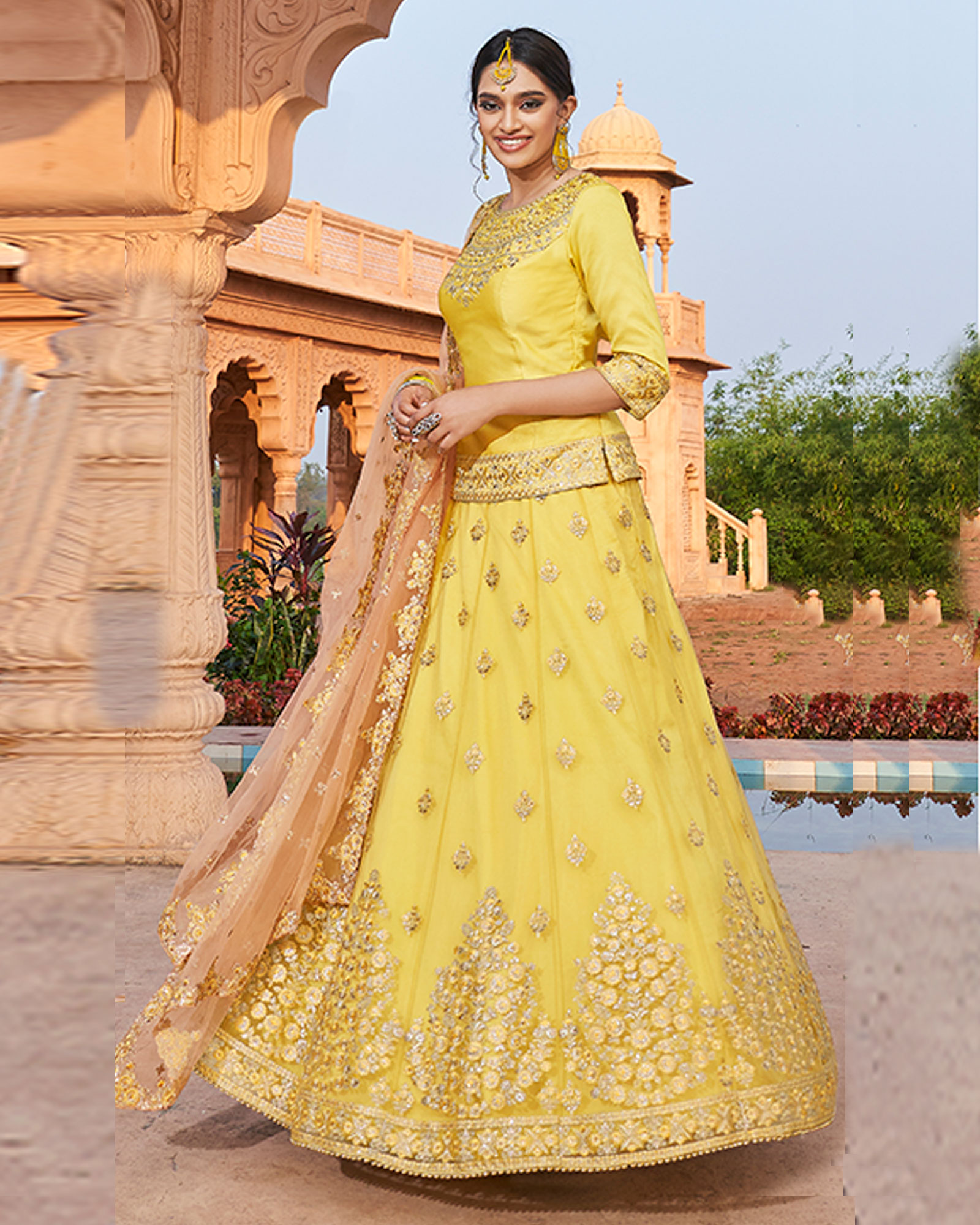 Elite Swarovski Silk Lehenga Choli
