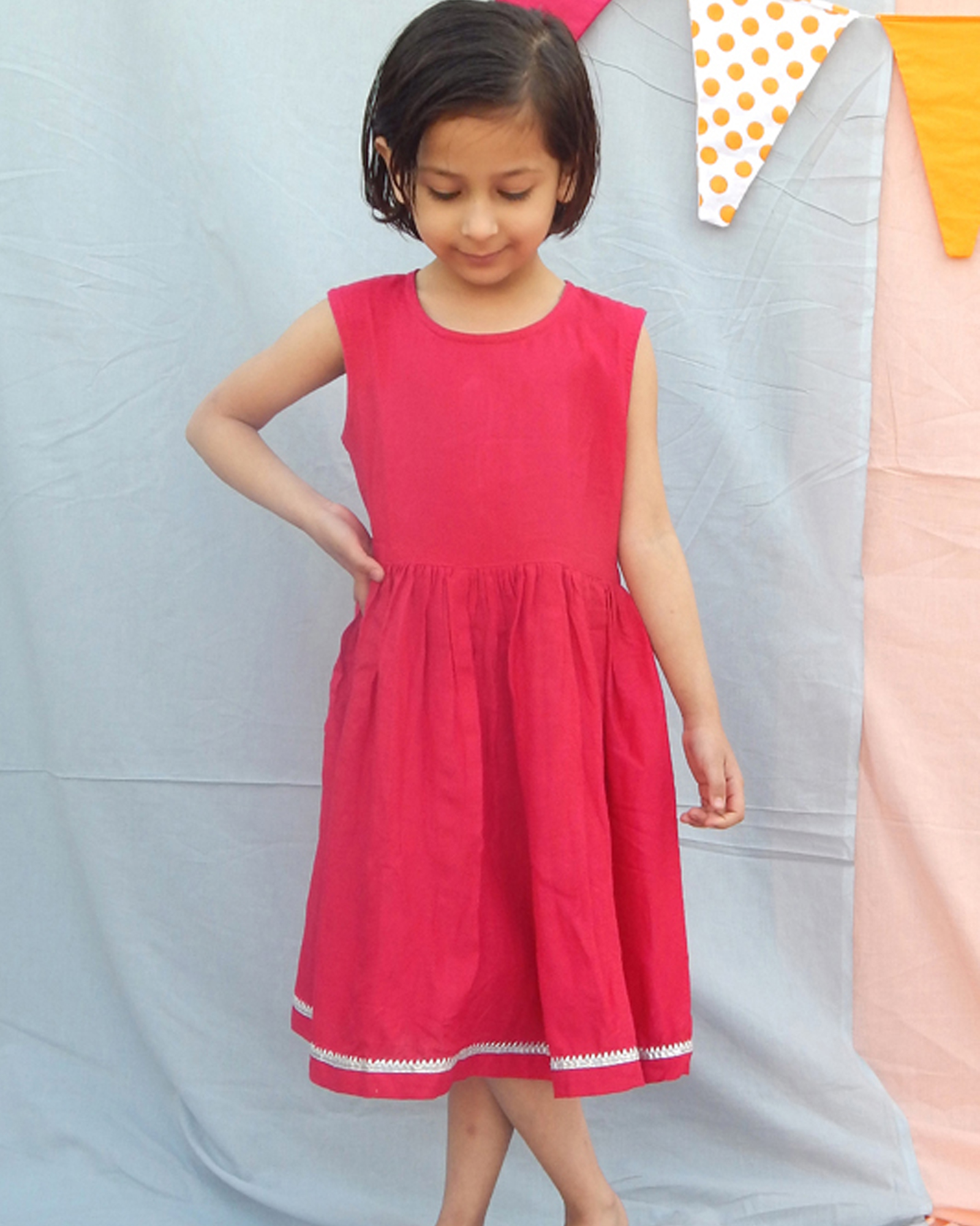 Pink Gota Patti Bellini Dress