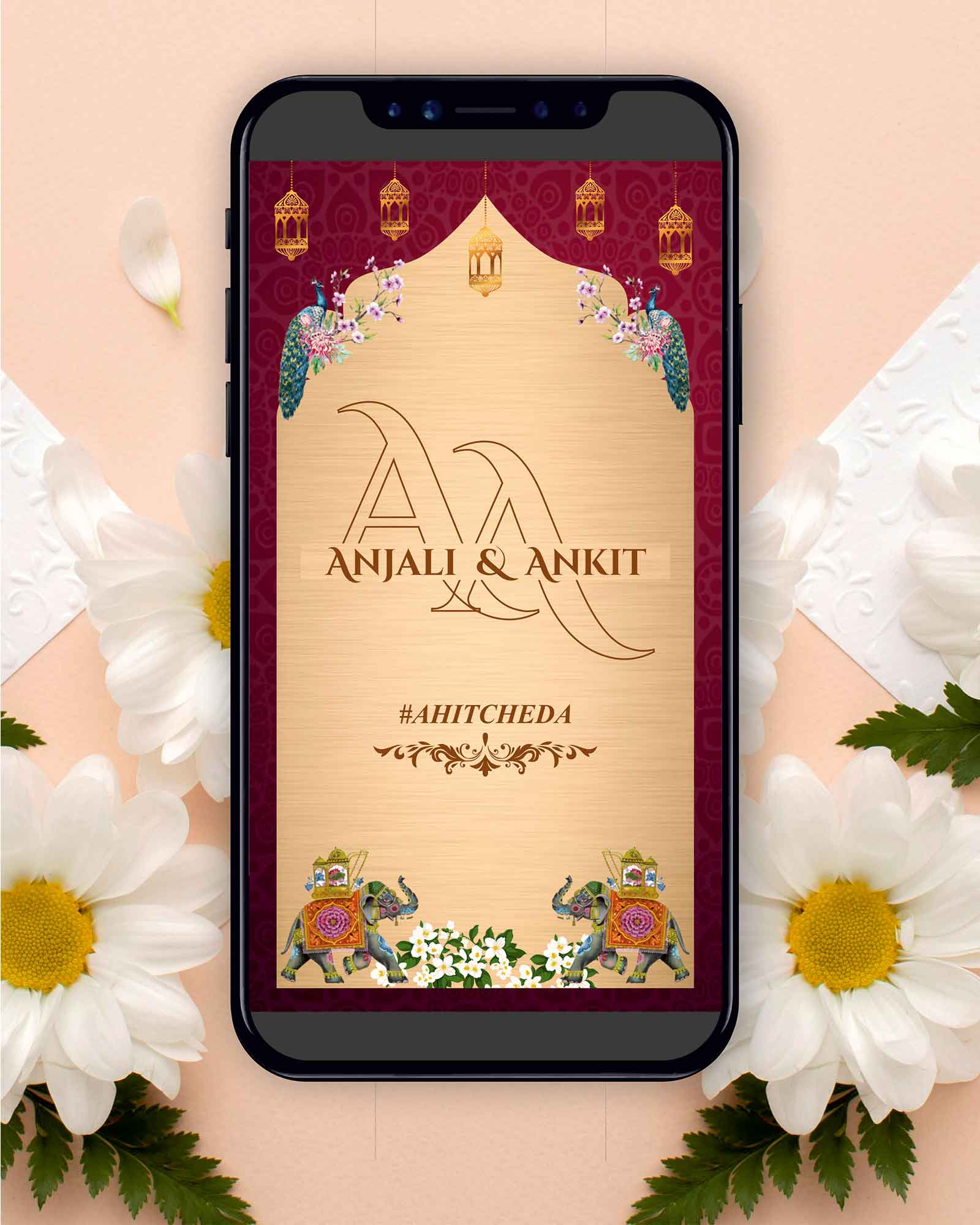 PDF Romantic Wedding Theme (Price for 4 Theme)